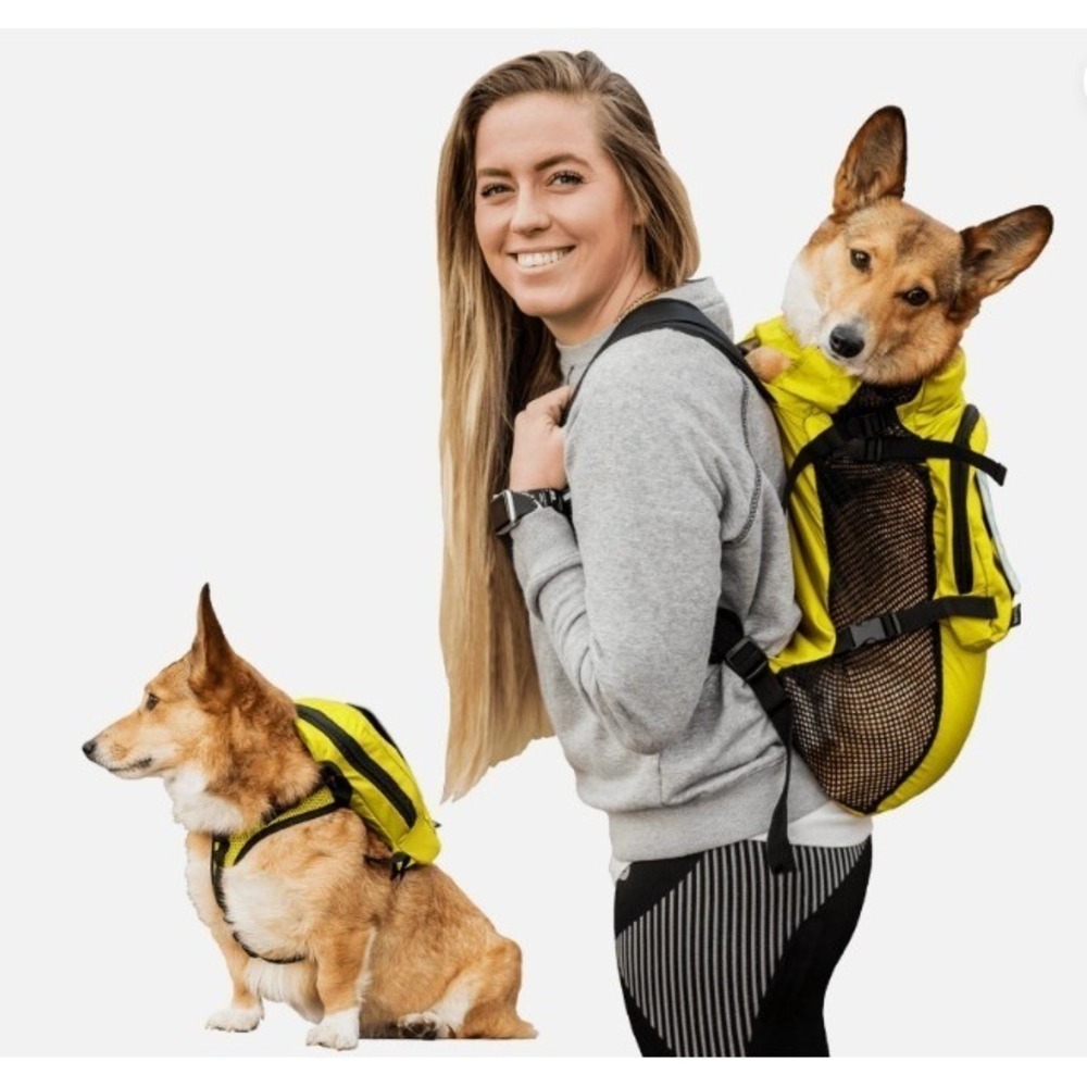 K9 Sport Sack Yellow Dog Backpack Carrier Small XS Pet Travel Hiking Adventure